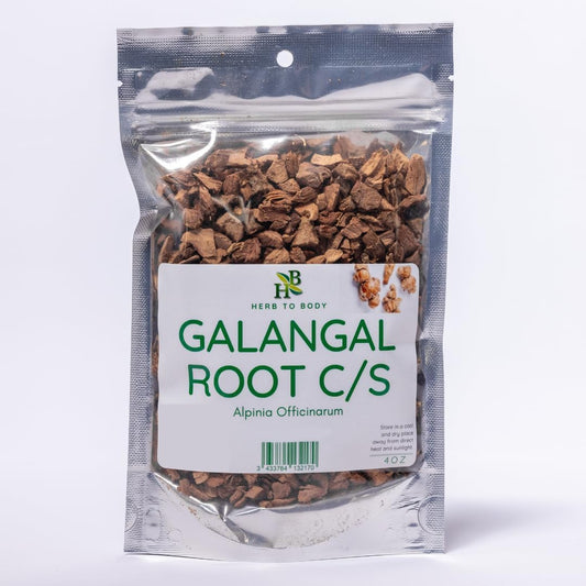 Herb To Body Galangal Root Cut & Sifted – 4 oz, Wildcrafted Alpinia Officinarum for Herbal Tea, Cooking, and Natural Wellness Uses