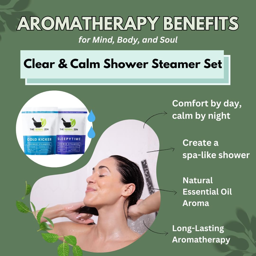 Aromatherapy Shower Steamers Gift Set, Shower Bombs Made in The USA, Relaxation Gift for Women, Lavender Shower Steamers for Women, Eucalytus Shower Steamer, Mothers Day Gifts