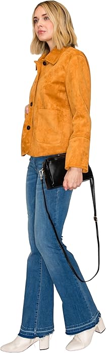 FashionPuzzle Triple Zip Small Crossbody Bag