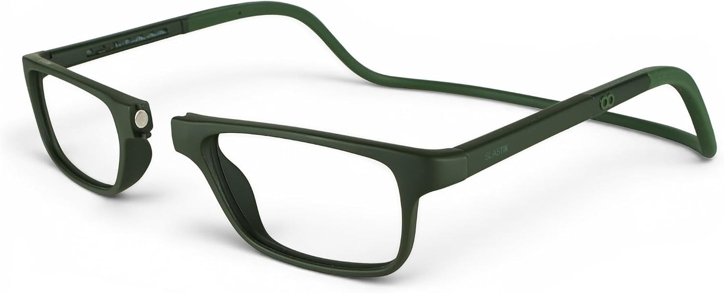 Clic Magnetic Reading Glasses - Adjustable Neck Hanging Readers - Secure Fit with Soft Headband - Nashi (S-XL)