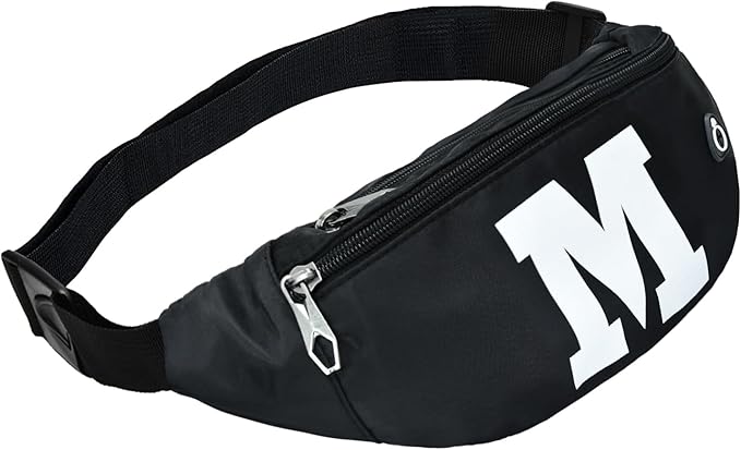 Fanny Packs for Men and Women, Waterproof Sports Waist Pack Bag for Travel Hiking Running Hands-free