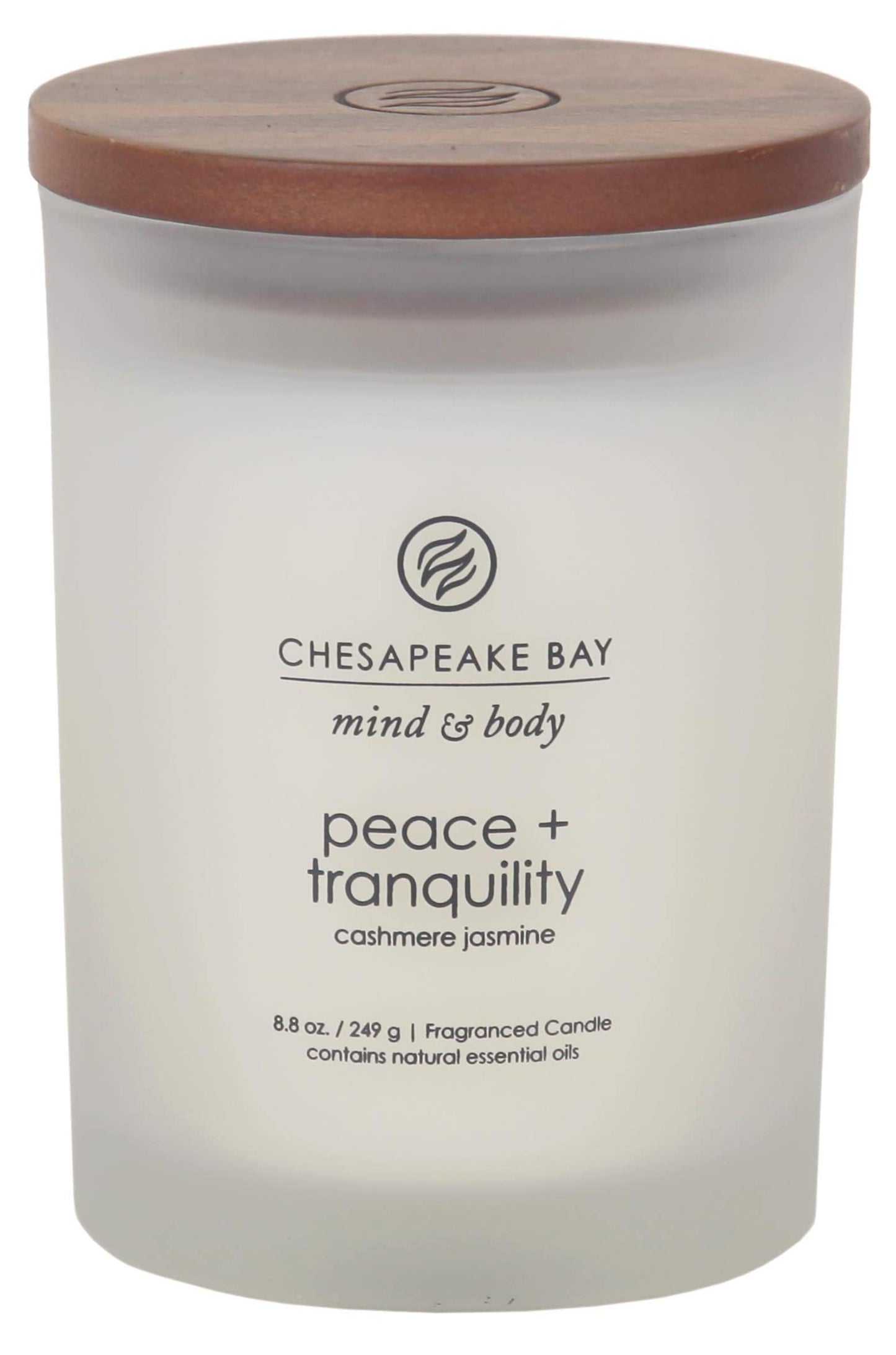 Chesapeake Bay Candle Scented Candles, Serenity + Calm (Lavender Thyme) & Peace + Tranquility (Cashmere Jasmine), Medium (2-Pack)