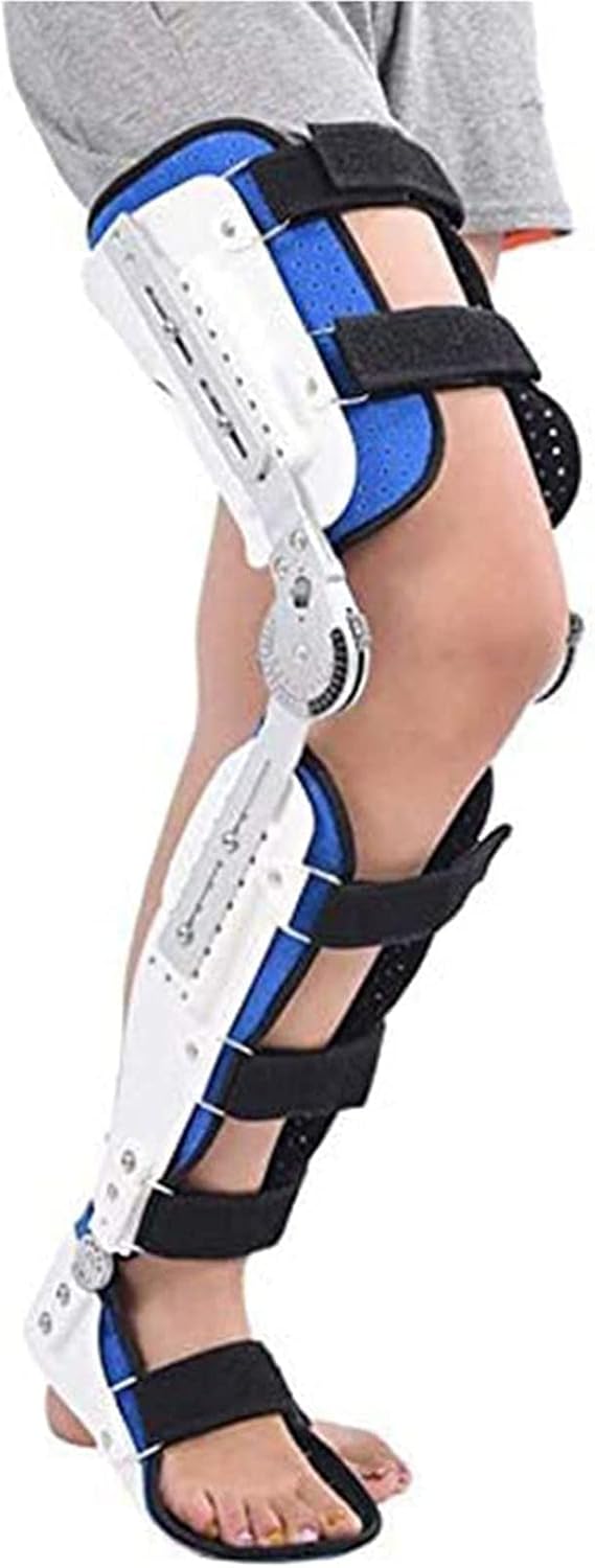 Knee Support Knee Ankle Foot Orthosis Brackets Knee Ankle Foot Orthosis Brace Fixed Stiff Thigh Knee Joint Ankle Foot Support and Ankle Fixator, Hip Knee Ankle Foot Orthosis Braces