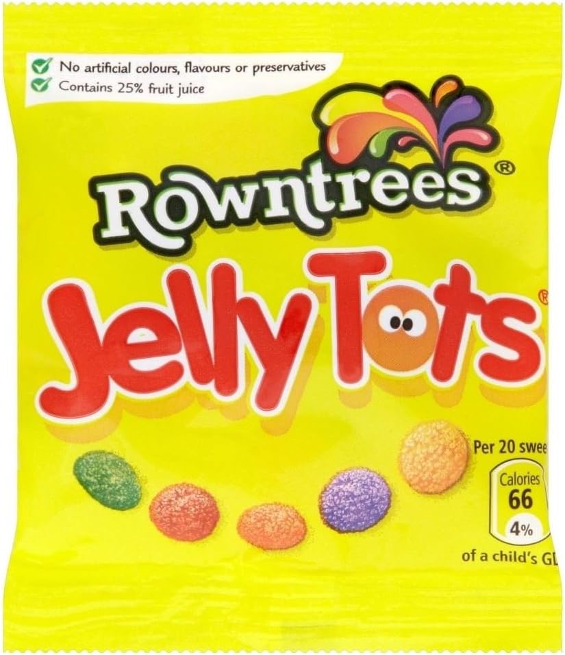 Rowntree's Jelly Tots (42g) - Pack of 6