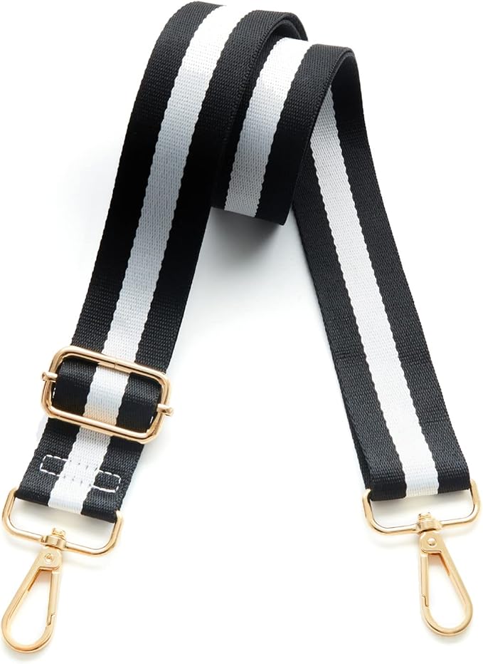 S-Jacorry Purse Strap Replacement Crossbody Wide Shoulder Strap Adjustable Canvas Straps Handbag Strap Replacement Belts