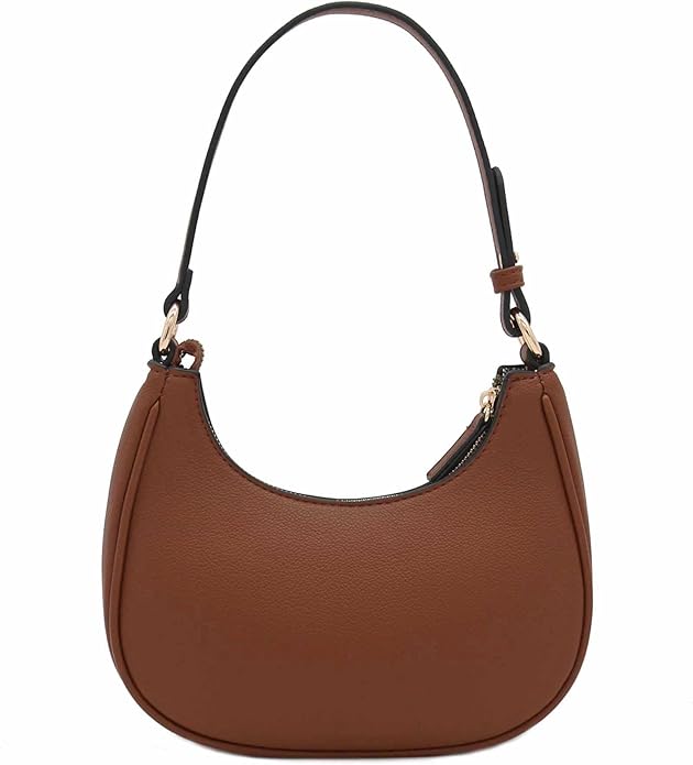 FashionPuzzle Small Crescent Shoulder Bag Underarm Purse