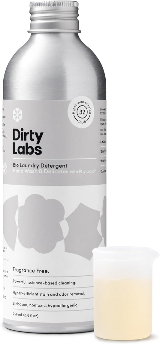 Dirty Labs Hand Wash & Delicates Scent Free Bio Enzyme Detergent 32 Loads