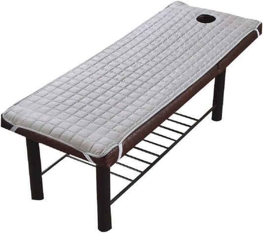 Beauty Salon Massage Table Bed Sheet Massage SPA Treatment Bed Mattress with Breath Hole 190 * 80cm (Grey)