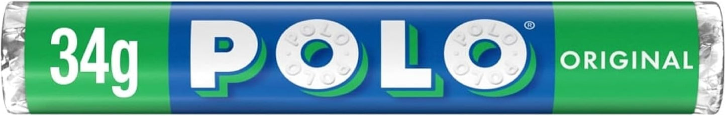 Nestle Polo Mint Original Tube 34g (Pack of 3)
