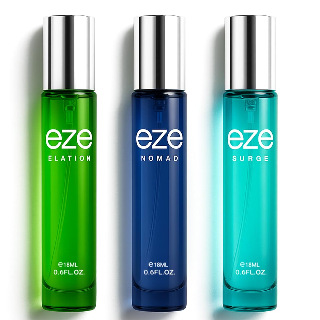 Eze On The Go Trio Combo Perfume For Men – 18mL | Luxury Perfume with Long-Lasting Fragrance | Perfect for Work, Events & Special Occasions | Gift for Him | Captivating Scent