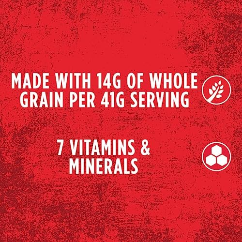 Kellogg's Krave Cold Breakfast Cereal, 7 Vitamins and Minerals, Kids Snacks, Chocolate (10 Boxes)