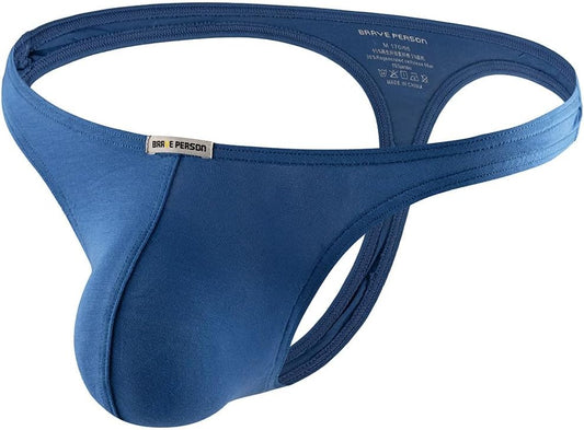 Summer Code Men's Thong G-String Underwear Soft Stretch Comfortable Brief Bulge Pouch Underwear