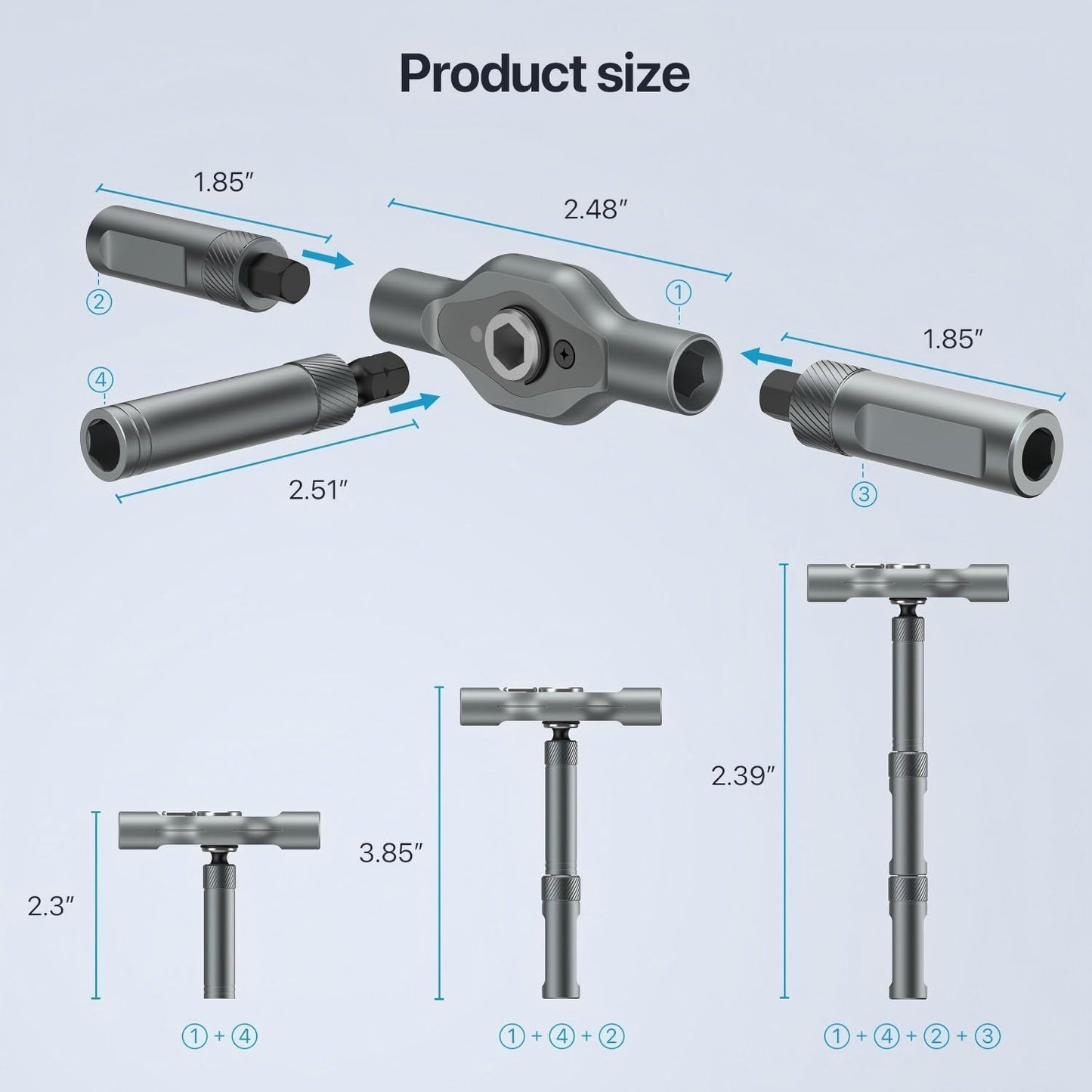 DYLIFE 24 in 1 Magnetic Screwdriver Set, DIY Ratchet Mini Removable Self-Assembly Precision Screwdriver Tool Kit, Magnetic DIY Precision Tool Kit with Variety Head Styles for PC/Mobile/Watch/Bicycle