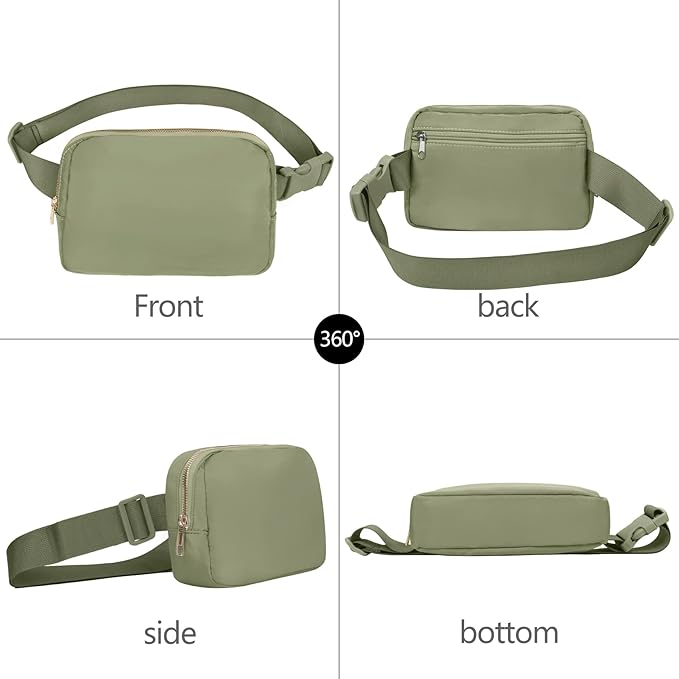 VOROLO Fanny Pack For Women And Men Crossbody Bag Belt Bag with Adjustable Strap Graduation Gifts