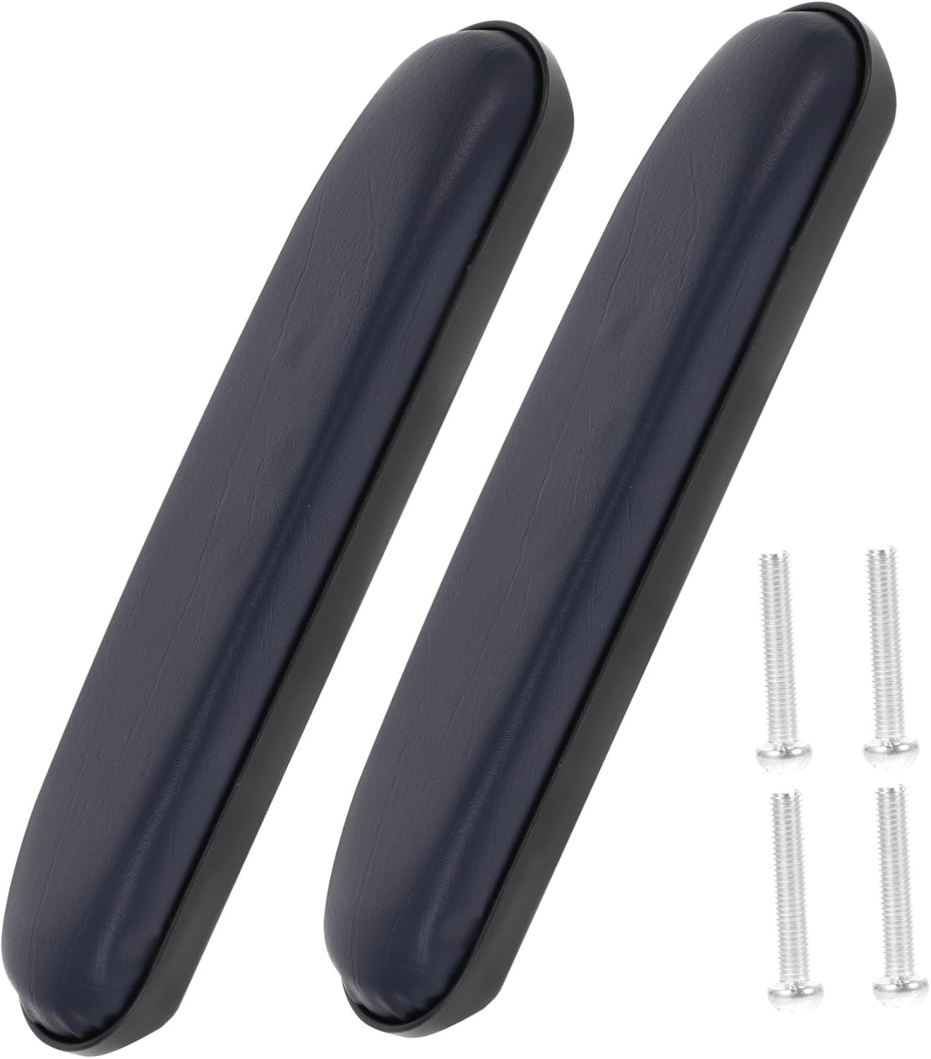 2pcs Blue PVC Sponge Armrest Cushion for Wheelchairs Fit Comfortable Elbow Support Easy to Install Patient Care Accessories