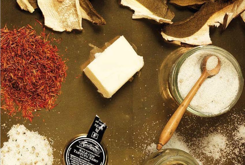 TartufLanghe Black Truffle Salt Gourmet Italian Seasoning with Summer Truffle for Meats Eggs Vegetables Potatoes and Appetizers - 1.06 oz (Pack of 1)