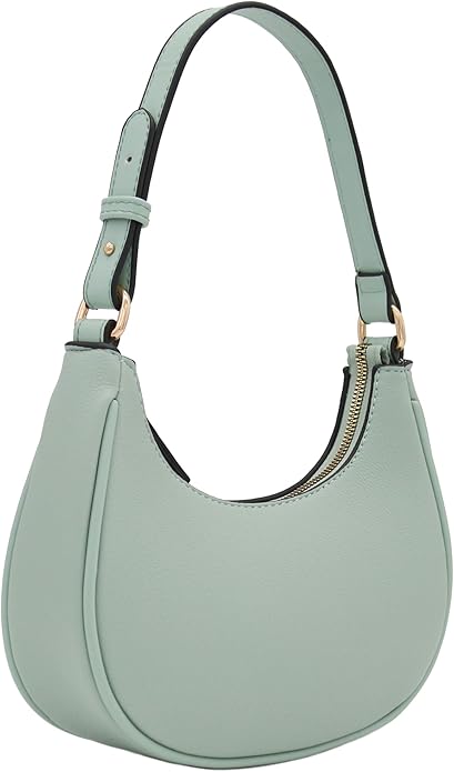 FashionPuzzle Small Crescent Shoulder Bag Underarm Purse