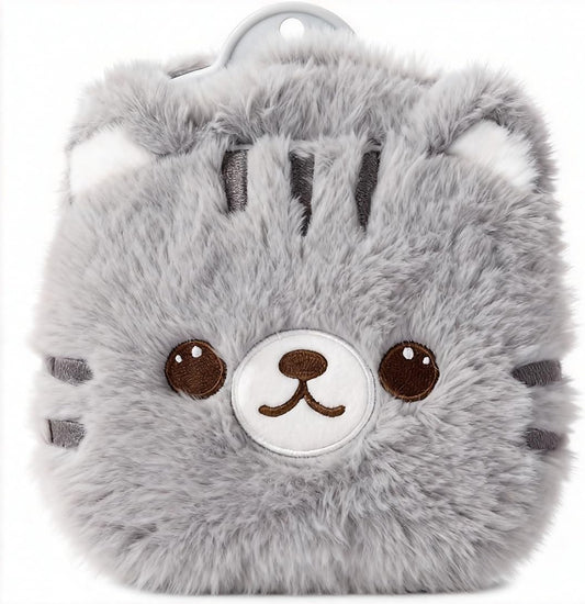 Rubber Hot Water Bottles Pain Relief with Cute Faux Fur Cover