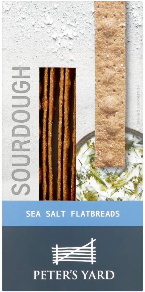 PETERS YARD Sea Salt Sourdough Flatbreads, 115 GR