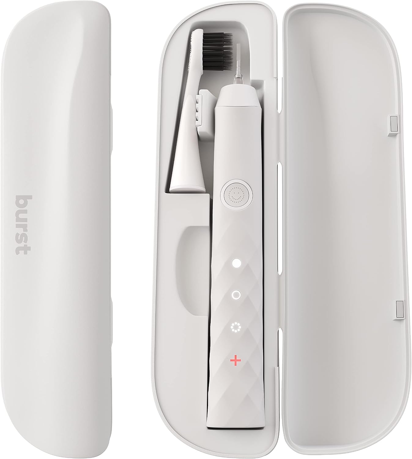 Burst Original Sonic Toothbrush Travel Case, White (case only)