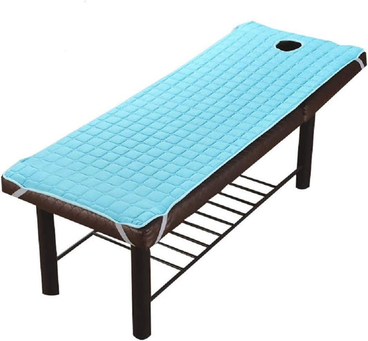 Beauty Salon Massage Table Bed Sheet Massage SPA Treatment Bed Mattress with Breath Hole 190 * 80cm (Sky Blue)