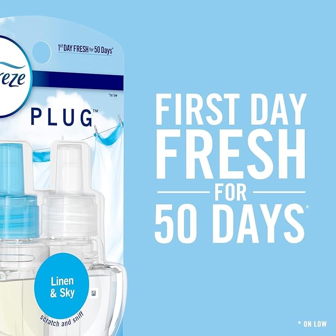 Febreze Odor-Fighting Fade Defy PLUG Air Freshener Refill, Hawaiian Aloha, (1) .87 fl. oz. Oil Refill