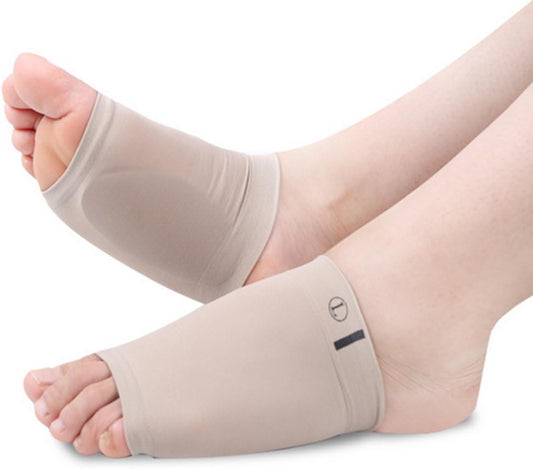 Elitzia Foot Care Hallux Valgus Silicone Support Sole Half Sock Wrap Around Foot Arch Sock Daily Use Comfortable Support ETFT030