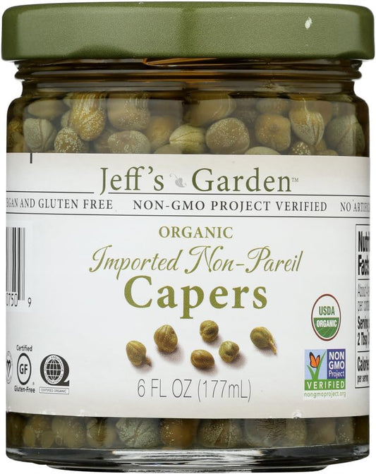 Jeff's Naturals Non-Pareil Capers, 6 Ounce (Pack of 2)