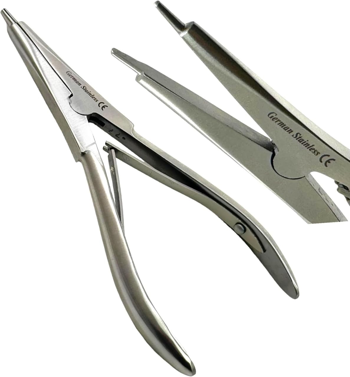Hearing-Aid Tube Expander Plier Tool, Stainless Steel Hearing Aid Tubing Expander Earmold Tube Expander Tubing Widening Earmould Tubes for Hearing Dispenser - German Stainless Steel (1 Piece)