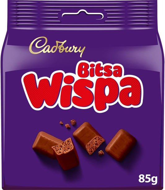 Cadbury Bitsa Wispa Textured Milk Chocolates 85g