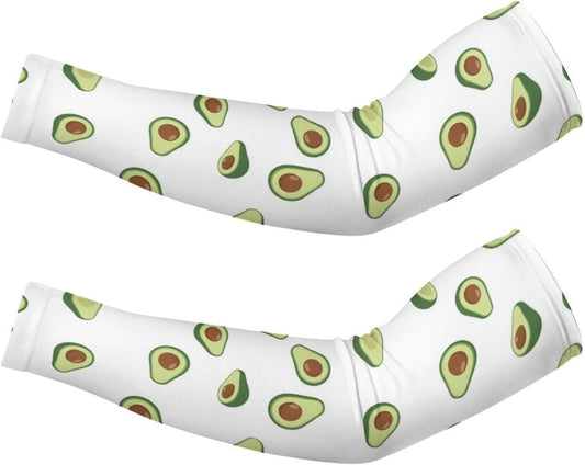 Thumb Hole Sport Arm Sleeves, Ice Silk UV Protection Cooling for Baseball Football Outdoor Training