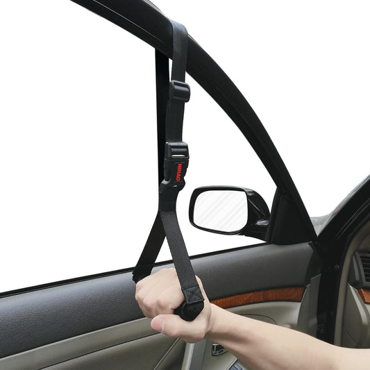 NIHAO Automotive Standing Aid Safety Grab Handle Adjustable Vehicle Support Strap Portable Nylon Car Assist Device Grip Handle for Elderly, Disability
