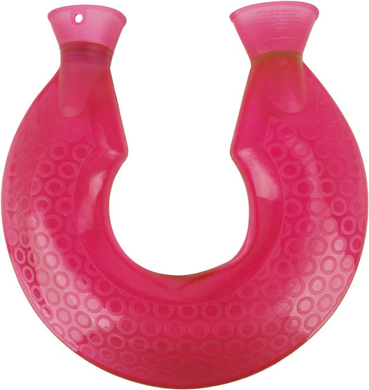 Hot Water Bottle, U Shaped PVC Explosion-Proof Hot Water Bottle Heating Pads Neck Shoulder Hand Warmer Heat Pack Hot Cold Therapy Pain Relief Neck Relaxing Warming Heating Wrap Pillow Hot Water Bag