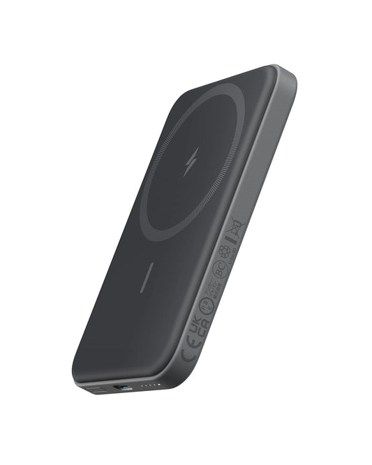 Anker 621 Magnetic Portable Charger (MagGo), 5,000mAh Wireless Power Bank with USB-C Cable, Magsafe-Compatible Battery Pack for iPhone 16/15/14/13/12 Series