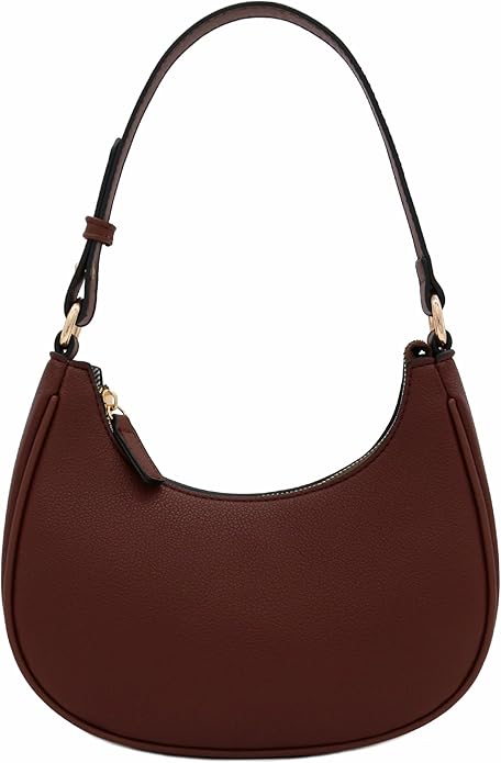 FashionPuzzle Small Crescent Shoulder Bag Underarm Purse