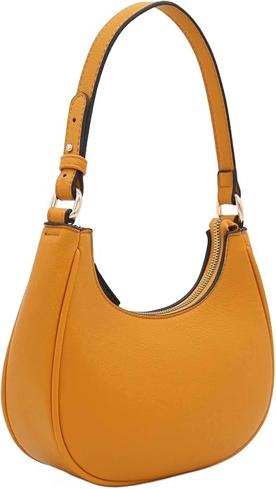 FashionPuzzle Small Crescent Shoulder Bag Underarm Purse