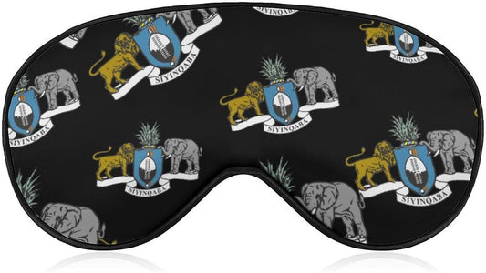 Coat of Arms of Eswatini Sleep Mask for Side Sleeper Women Men Soft Eye Pad Cover Masks for Sleeping