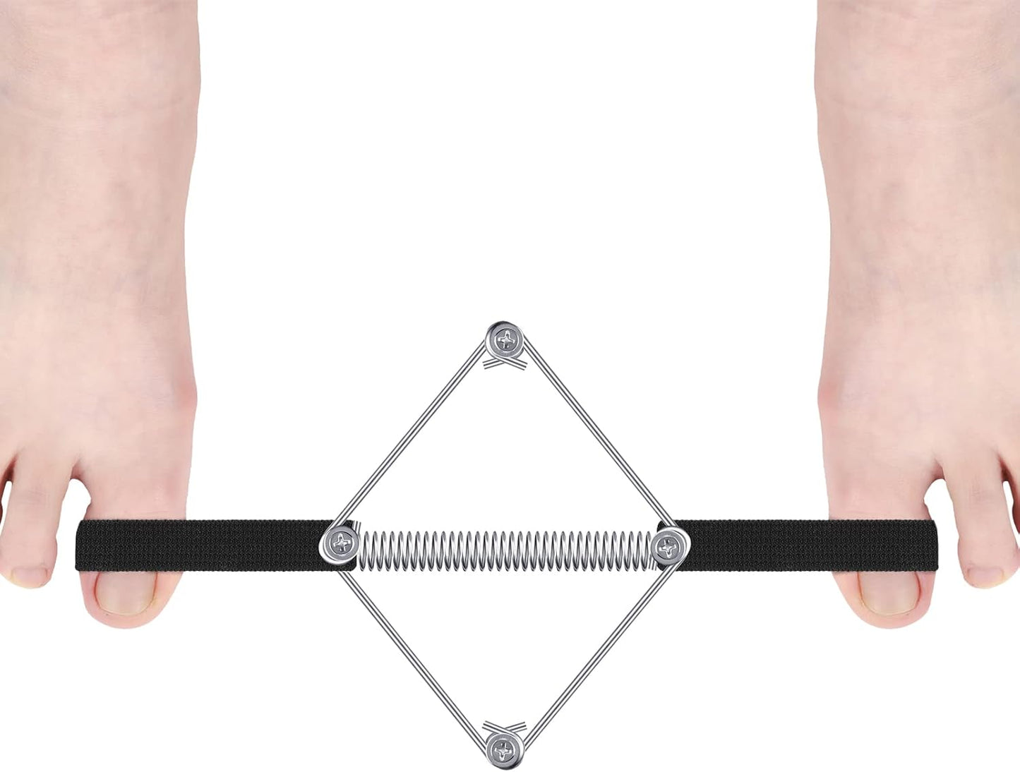 Tondiamo Pilates Toe Stretcher Bunion, Hallux Valgus Big Toe Strap Spacer Tension Bunion Exercise Band Stretchy Alignment Splint Restores Pain Relief for Women Men