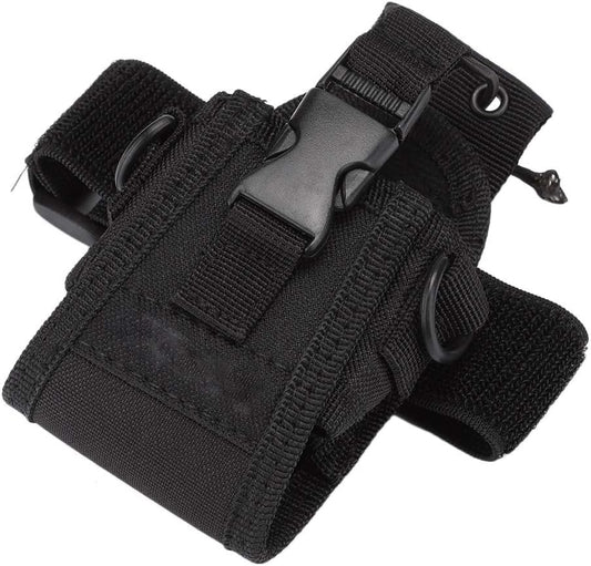 Nylon Walkie Talkie Bag, Lightweight & Durable, Waterproof, Fits UV-5R UV-5RA UV-82 UV-B5, for Security Restaurant Hotel
