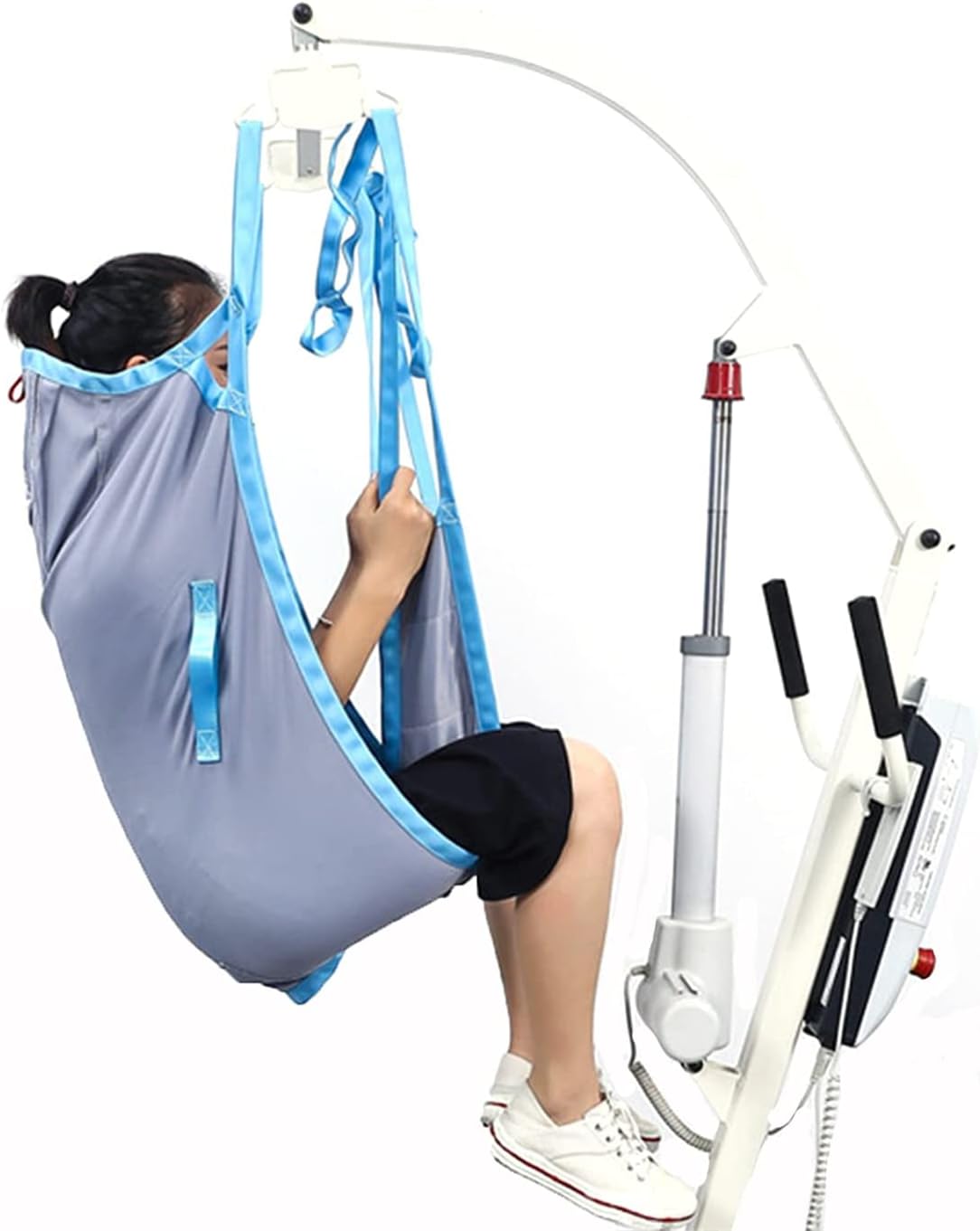 Patient Lifting Slings Full Body Mesh, Full Body Patient Lift Sling, Lifting Aid Straps for Transfer, Breathable Slings for Patient Lifts with 600 lbs Mesh Weave