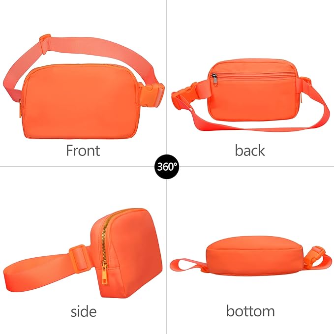 VOROLO Fanny Pack For Women And Men Crossbody Bag Belt Bag with Adjustable Strap Graduation Gifts