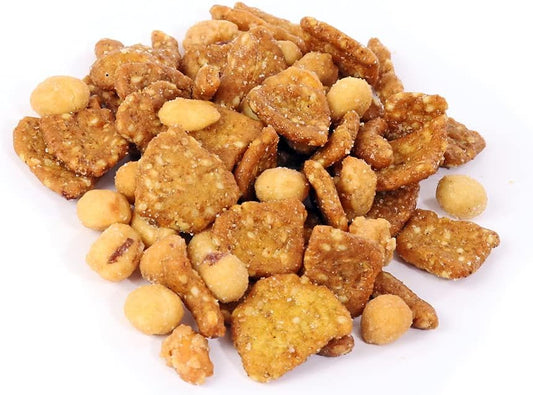 Oregon Farm Fresh Snacks Honey Roasted Mixed Nuts Snack Mix - Locally Made Honey Roasted Peanuts, Toffee Peanuts & Sesame Sticks Snacks - Perfect Sweet & Salty Nut Mix (16oz)