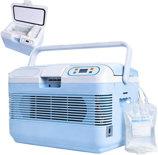 Peritoneal Dialysis Fluid Heating Incubator, Portable Warm Fluid Box, One-Touch Constant Temp, Low Noise, Fast Heating, 15L Large Capacity, Holds Up to 3 Dialysis Fluid Bags