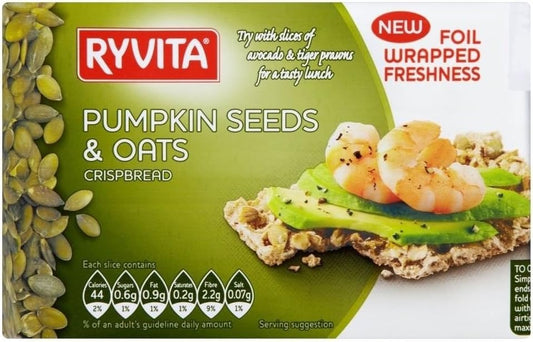 Ryvita Pumpkin Seeds & Oats Crispbread (200g) - Pack of 6