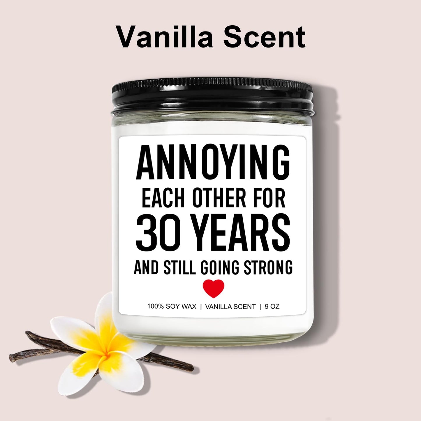 Younift Funny 30 Years Candle, 30th Anniversary Decorations, 30th Anniversary, Gifts for Husband, Wife, Couples, Parents, Friends, Men, Women, 30 Year Wedding Anniv. Pearl Presents for Him, Her