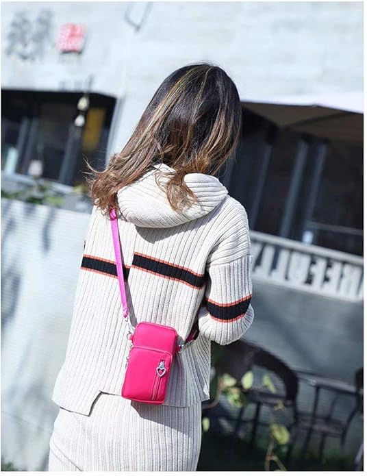 JANKS Small Crossbody Bag for Women - Mini Phone Purses with Crossbody Strap and Wallet - Nylon Arm Bag