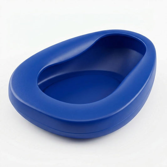 Comfortable Bed Pan for Women and Men, Contoured Bed Pans Spill Proof, Large Smooth Surface Bedpan for Men, Reliable Bedpans for Elderly Men, Portable Lightweight Practical Toilet Device Case