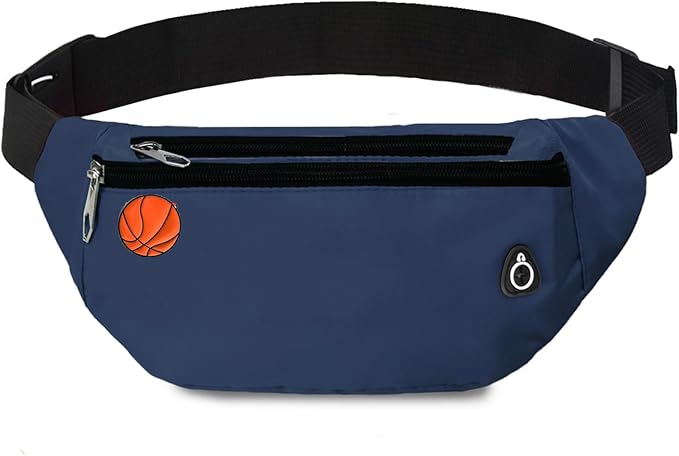 Fanny Packs for Men and Women, Waterproof Sports Waist Pack Bag for Travel Hiking Running Hands-free