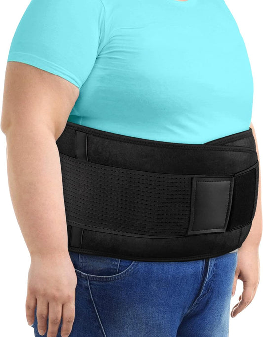 Back Brace for Lower Back Pain - Lumbar Support Belt for Women & Men - Relief Back Pain, Relief for Herniated Disc, Sciatica, Scoliosis 6XL(65"-76")