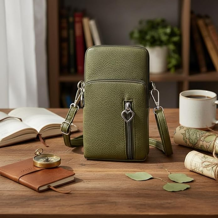 JANKS Small Crossbody Bag for Women - Mini Phone Purses with Crossbody Strap and Wallet - Nylon Arm Bag